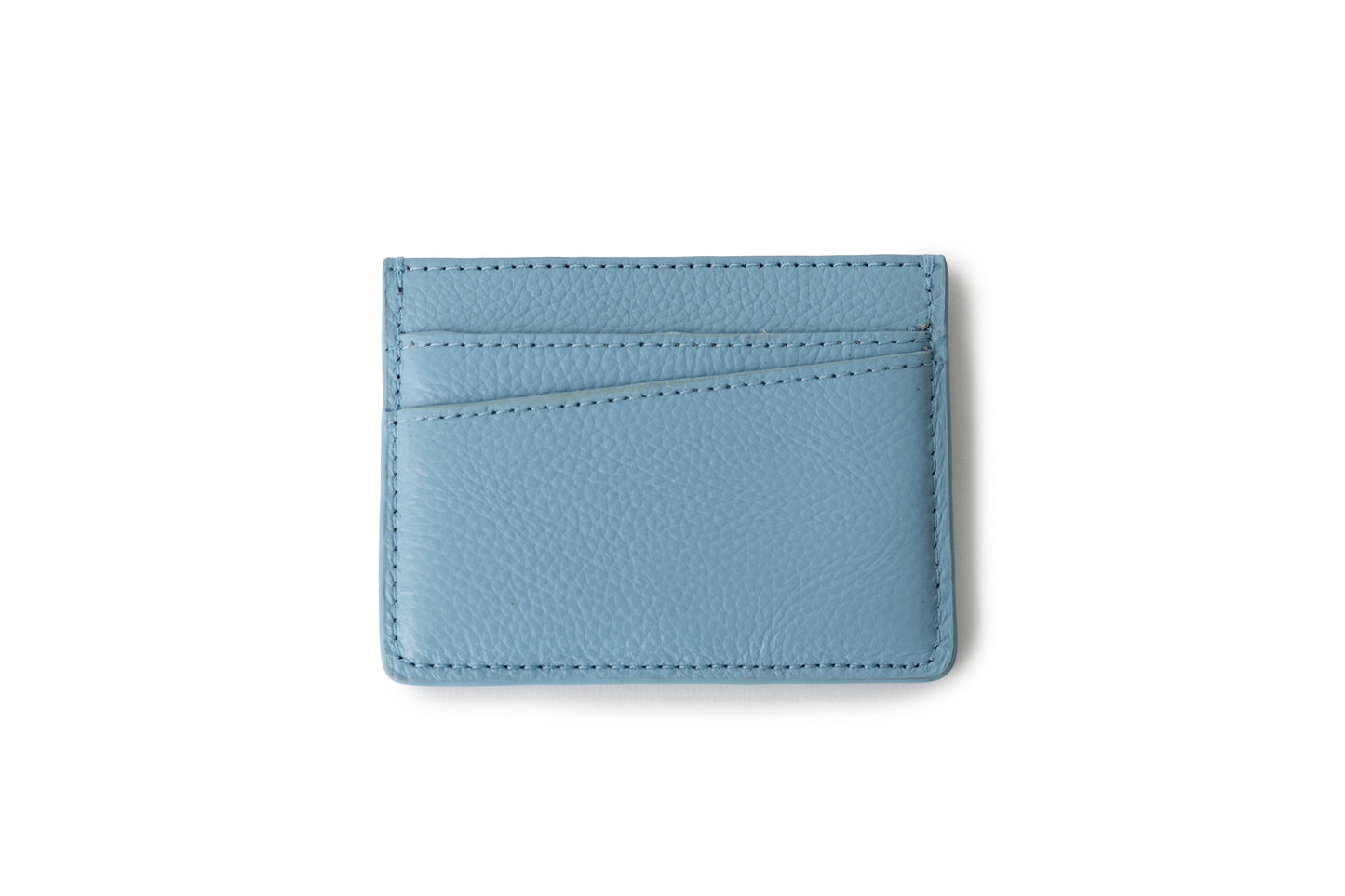 Airlie Blue, Blue, premium leather card holder, slim profile