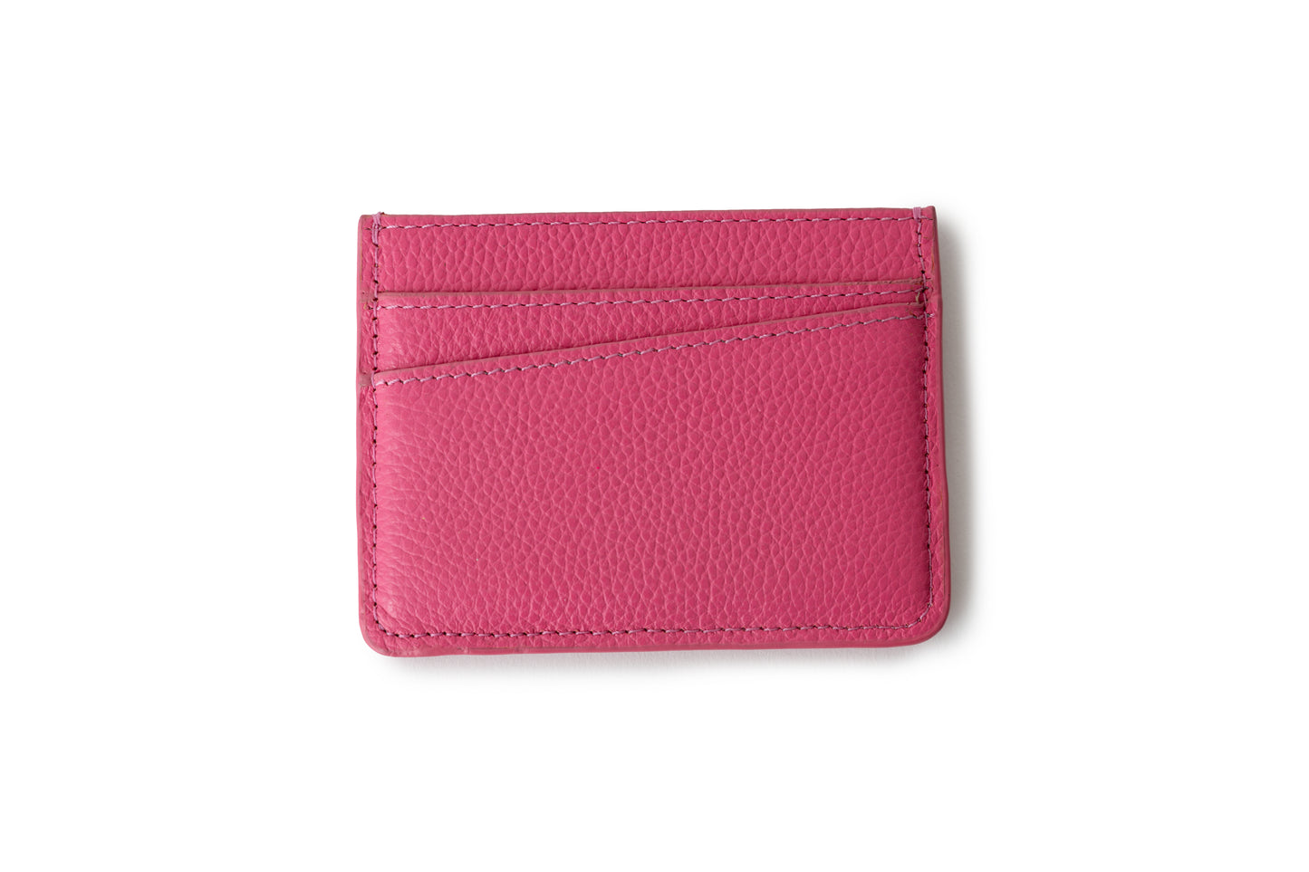Rose Petal Pink, pink, premium leather card holder, slim profile